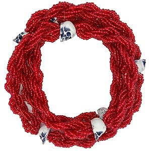 Brajá Torcido Três Fios Vermelho