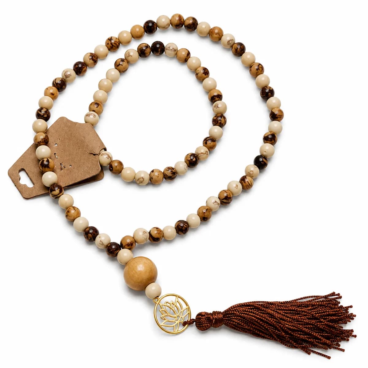 Japamala Artesanal Marrom - Meditação e Proteção Espiritual