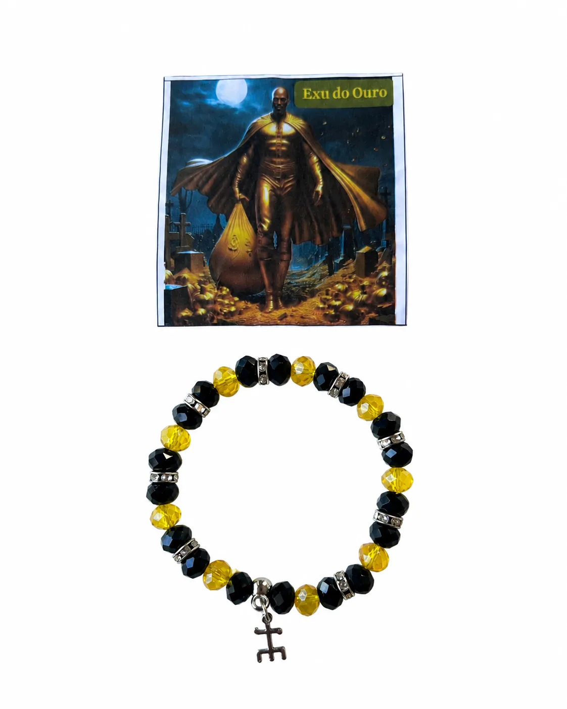 Pulseira Exu do Ouro