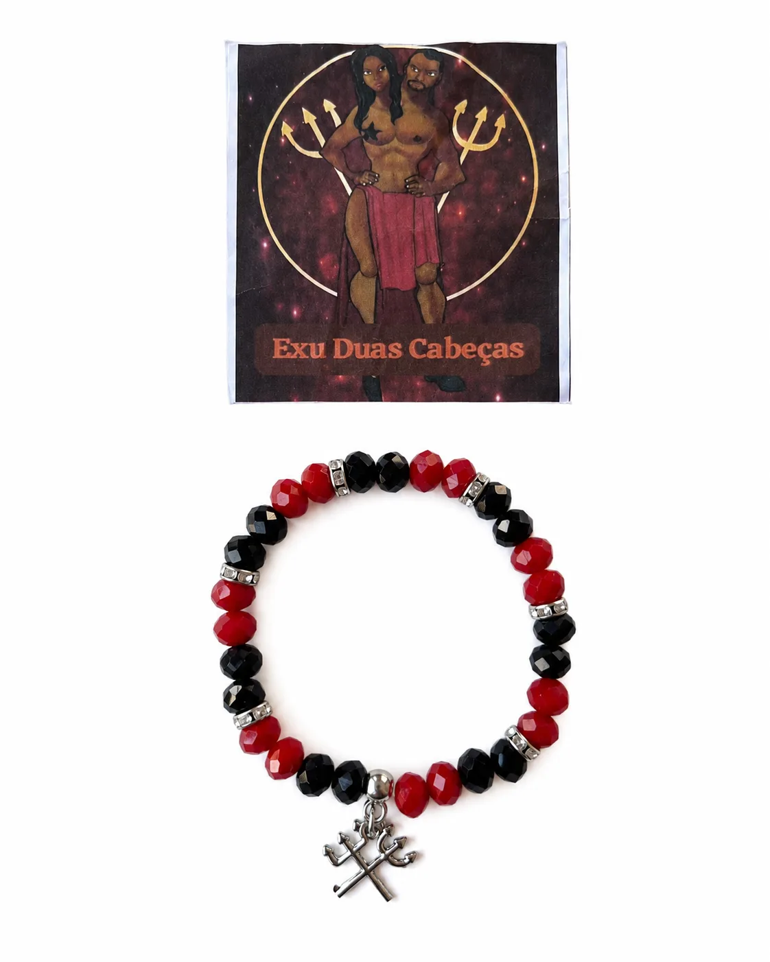 Pulseira Exu Duas Cabeças