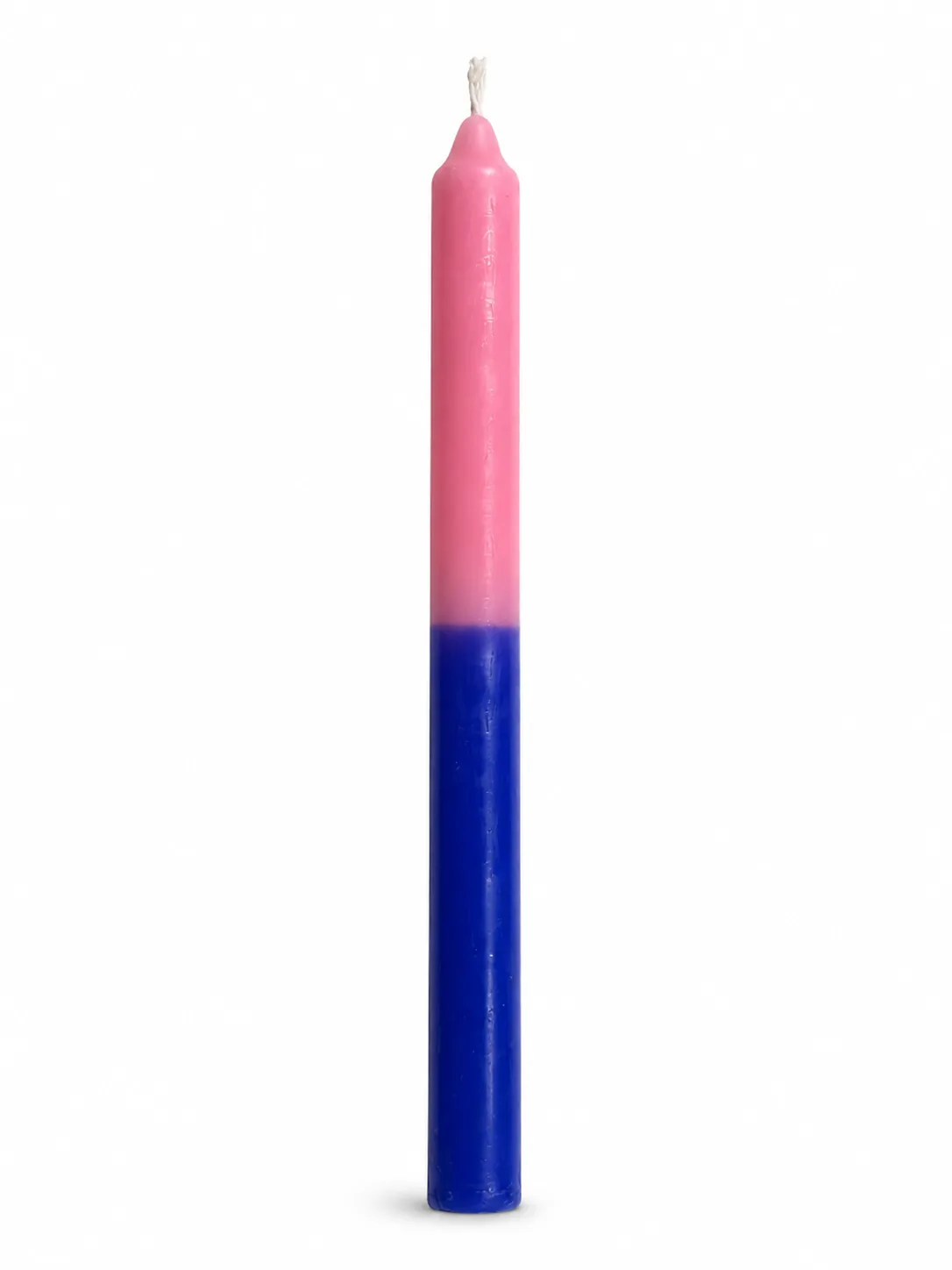 Vela palito rosa e azul