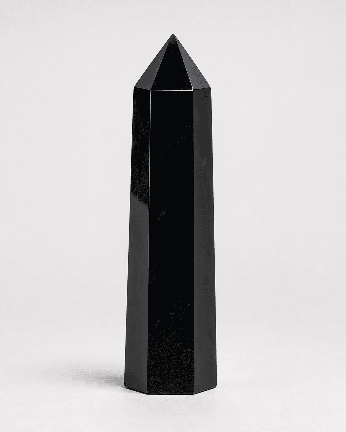 Ponta de Pedra Obsidiana Negra