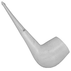 Cachimbo Branco de Madeira — Preto Velho