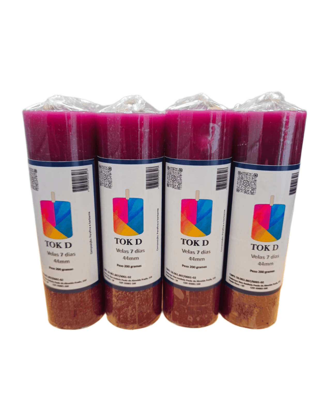 Vela Votiva Magenta