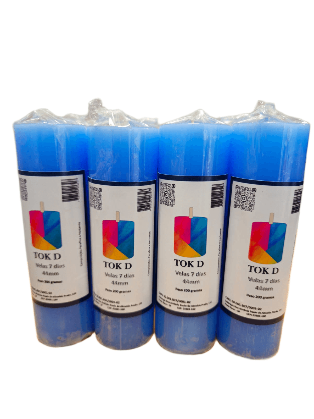 Kit 4 Velas 7 Dias 200gr